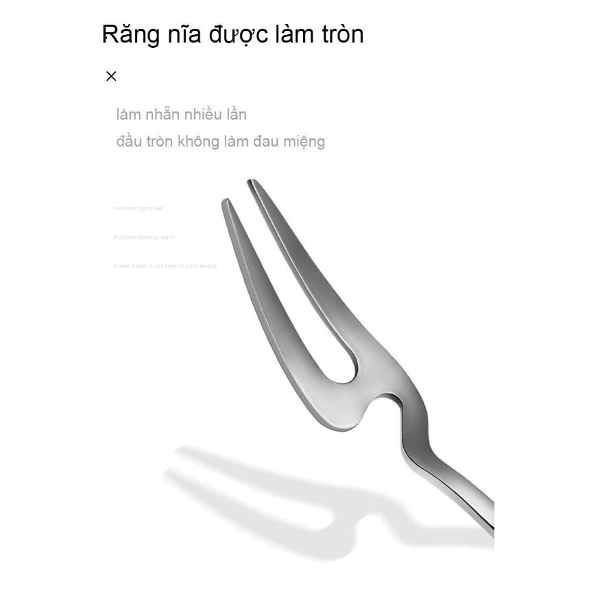 Bộ nĩa trái cây inox FRUIT FORK SUIT SUS304 - An toàn thực phẩm Full Set