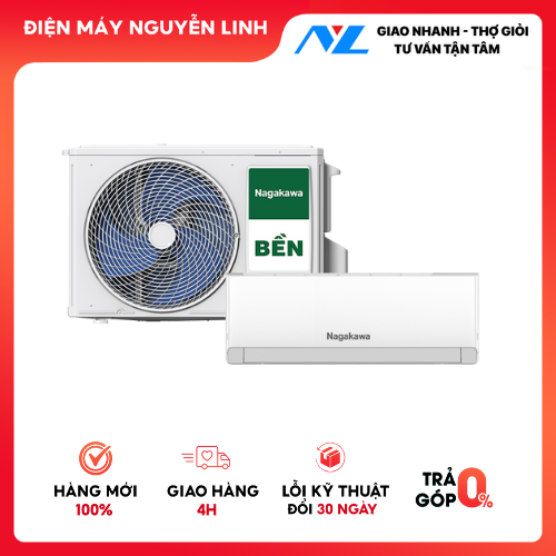 Máy lạnh Nagakawa Inverter 1.5 HP NIS-C12R2U51 MODEL 2025 - HÀNG CHÍNH HÃNG