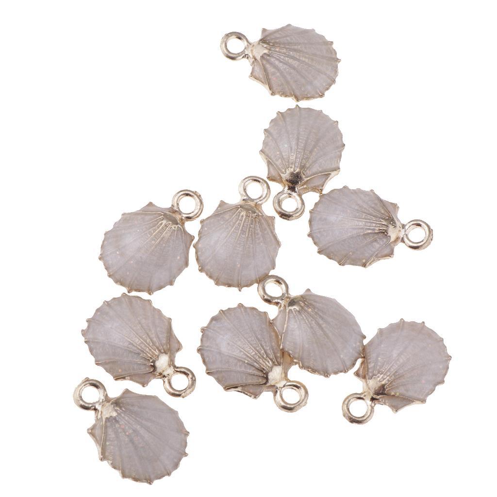 10 Pieces Alloy Charms Pendants for Jewelry Making Crafting