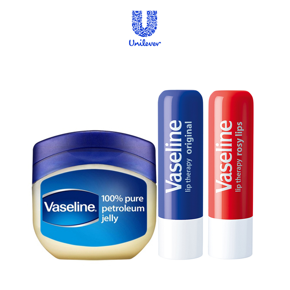 Bộ dưỡng môi đẹp xinh Vaseline mới