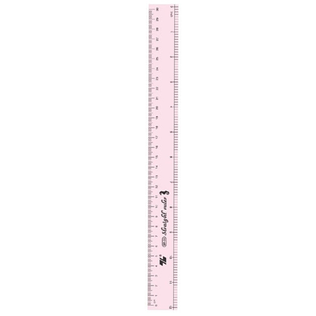 Thước Thẳng 30cm SR-03 - Màu Hồng