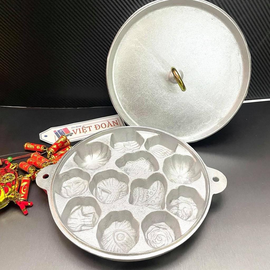 Khuôn Bánh Bông Lan, Bánh Thuẩn - Khuôn Gang Đúc Thủ công Cao Cấp