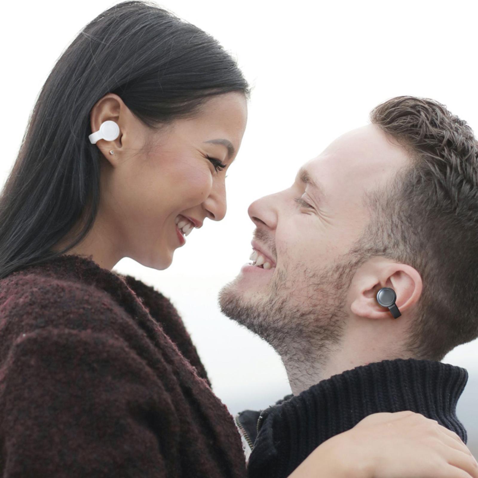 Sport Headphones Earphones V5.3 Ear Clip wearing Ergonomic Lightweight Noise Cancelling Earpiece Headset for All Smart Phones Music Computer