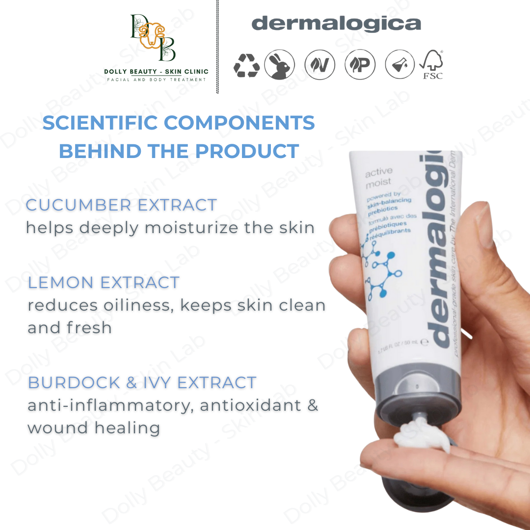 Kem dưỡng không chứa dầu ACTIVE MOISTE của Dermalogica - Dolly Beauty