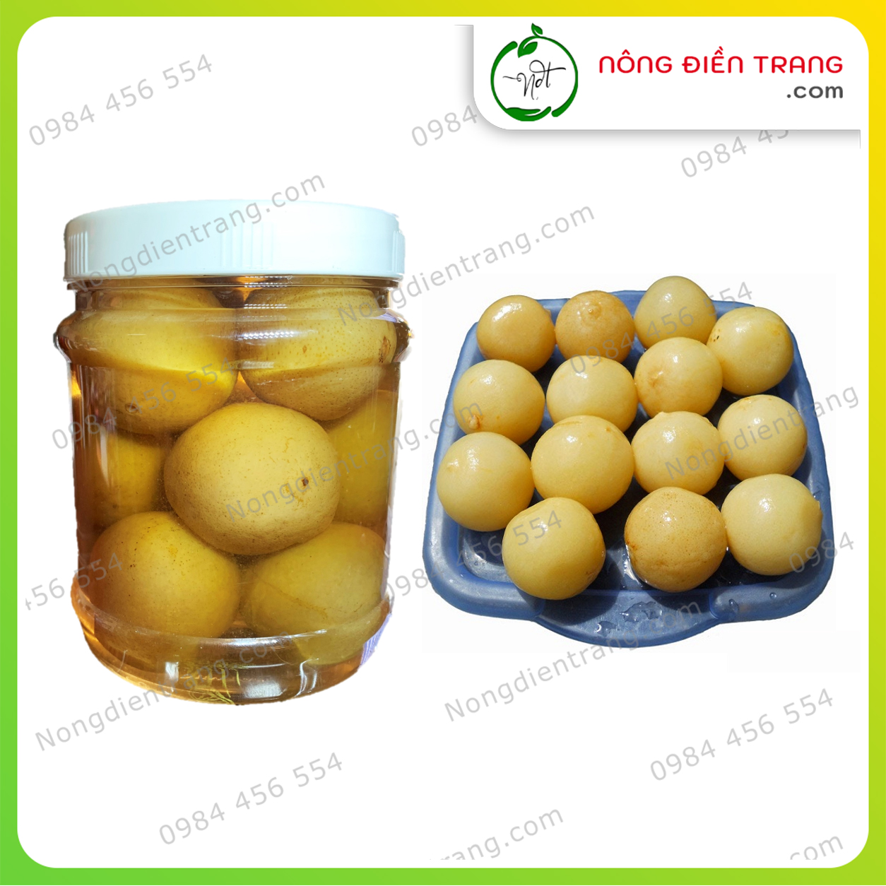 Chanh Muối Bến Tre 900g - Chanh muối mềm có mật, nhà làm, nguyên chất 100%, cam kết đảm bảo không hóa chất VTNN Nông Điền Trang