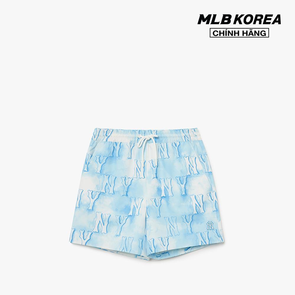 MLB - Quần shorts nữ ống rộng Water Monogram Part 4 3FSMM0733