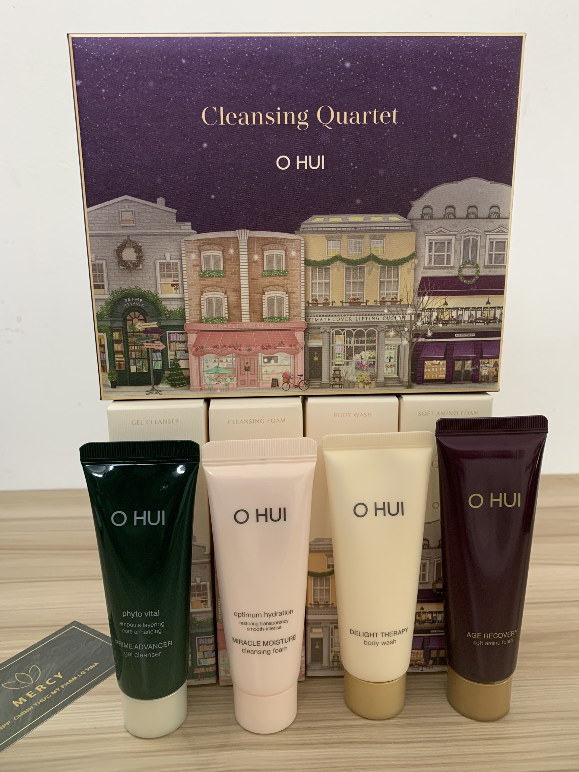 Bộ làm sạch da chuyên sâu OHUI Avenue Cleanisng Quarter 4pcs Set GWP