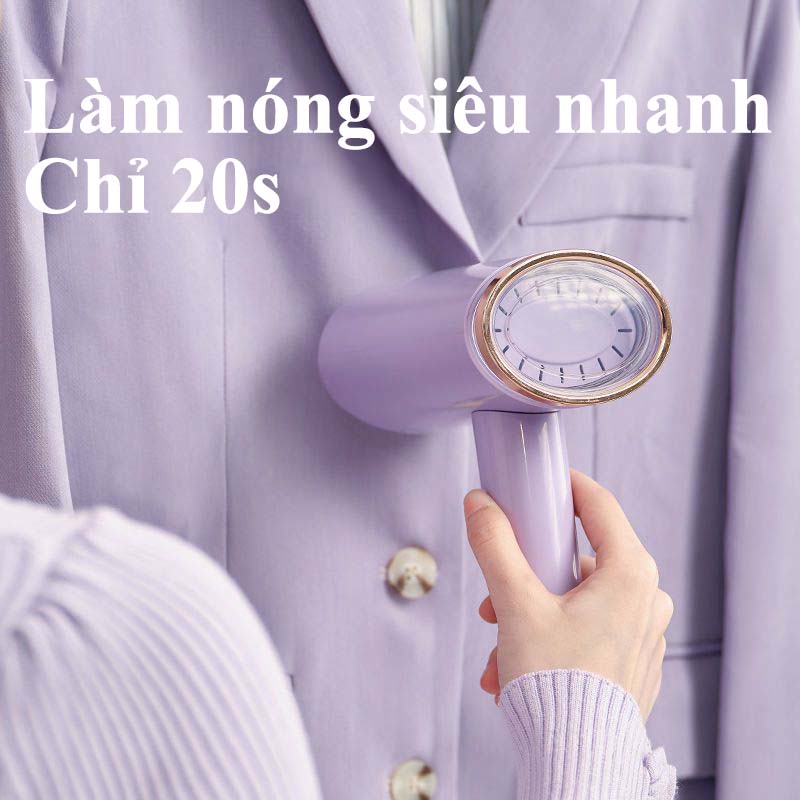 Bàn Là Hơi Nước Cầm Tay Mini Du Lịch Cao Cấp ChiGo Công Suất 1200W Bàn Ủi Hơi Nước Cầm Tay Gấp Gọn Mẫu Mới Chống Nhăn Quần Áo Là Phẳng Mọi Loại Vải - ML031