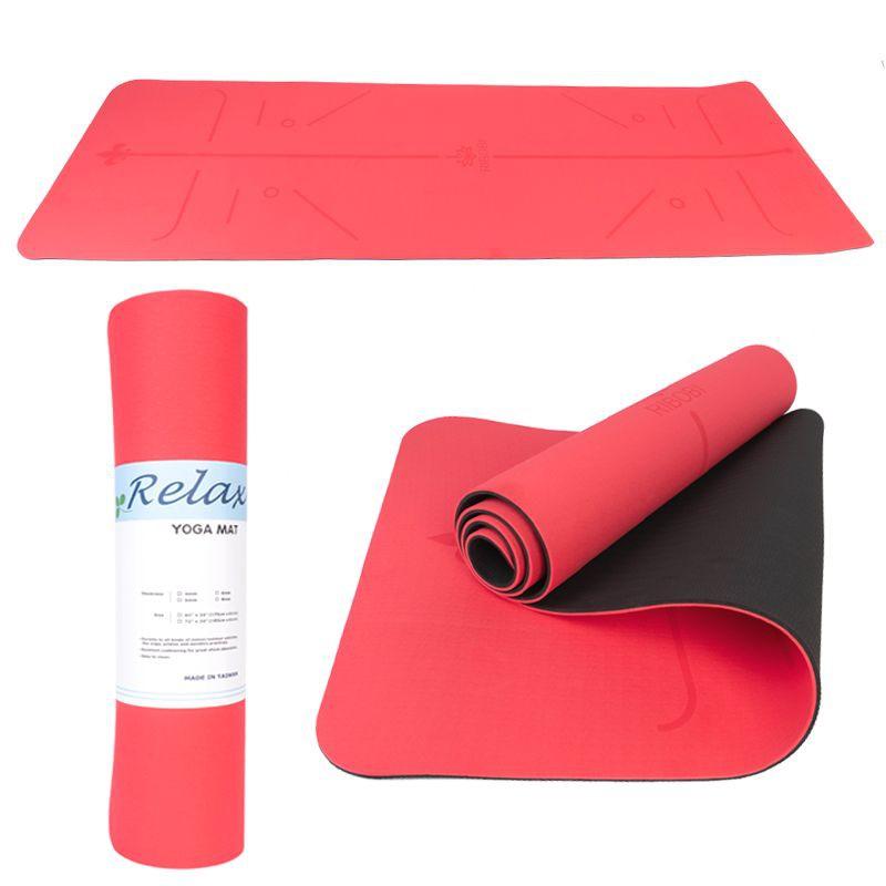 Thảm tập yoga định tuyến Sportslink Relax TPE cao cấp 6mm