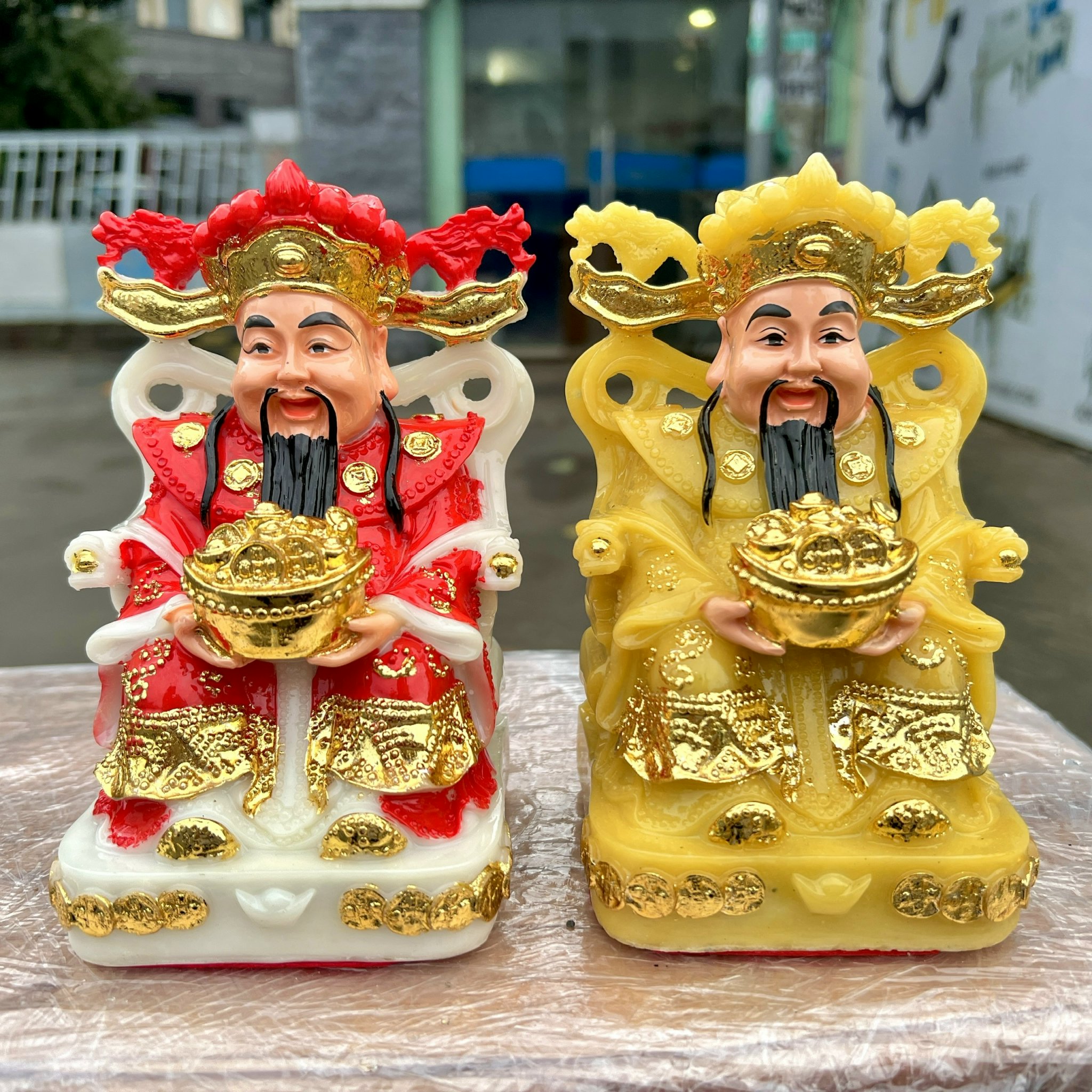 Tượng Ông Thần Tiên đá Việt Nam cao 15cm – 3 màu