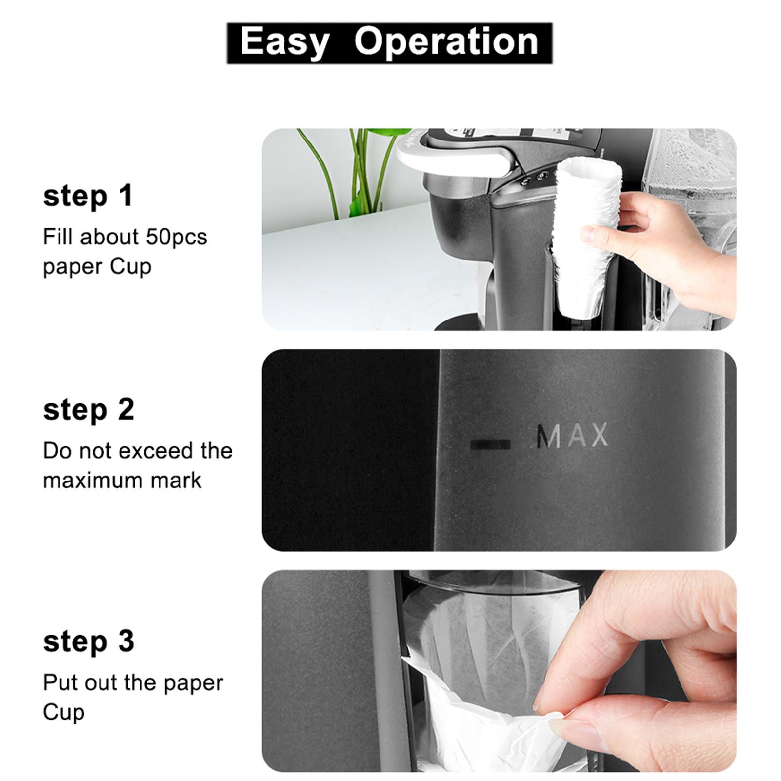 Giá đựng ly giấy dùng một lần, máy phân phối cốc tự động