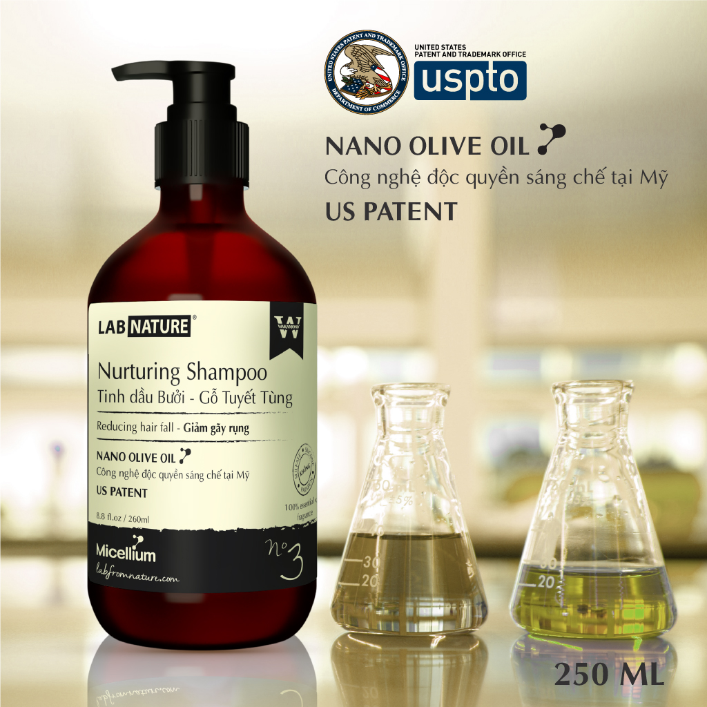 Dầu gội Ngăn rụng tóc Lab Nature Thick Fix - Công Nghệ Hàn Gắn Cấu Trúc Tóc - 480g