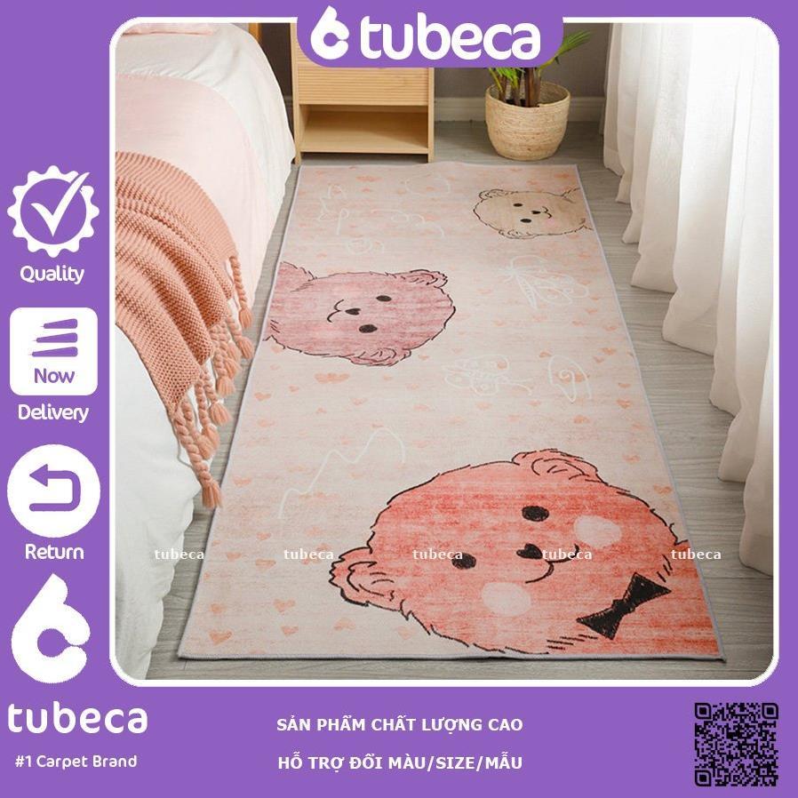 Thảm trải sàn phòng ngủ | Thảm để cạnh giường cao cấp | 80x200cm | 100x160cm | TUBECA