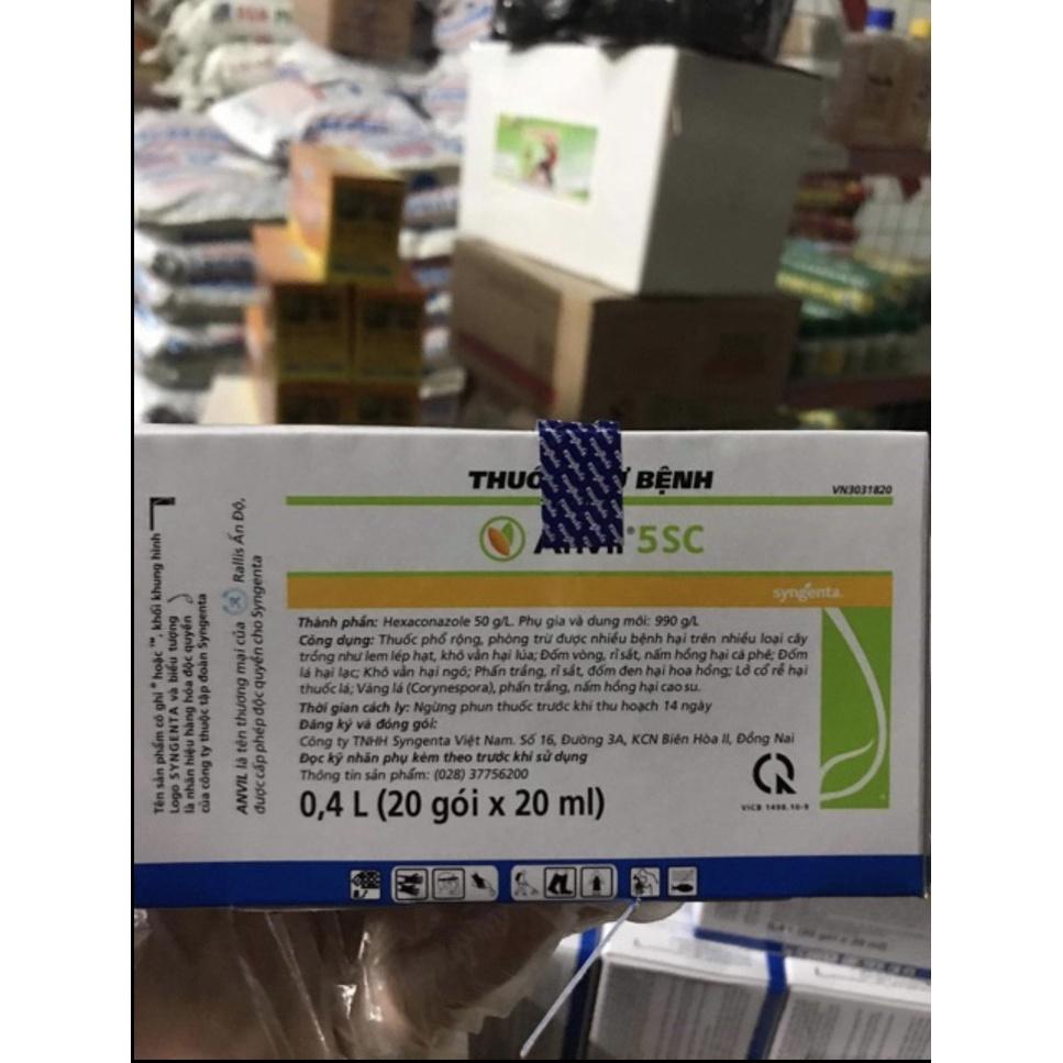 Chế phẩm Anvil 5SC 20ml trị bệnh nấm, đốm đen, rỉ sắt, cây trồng, hoa lan, hoa hồng