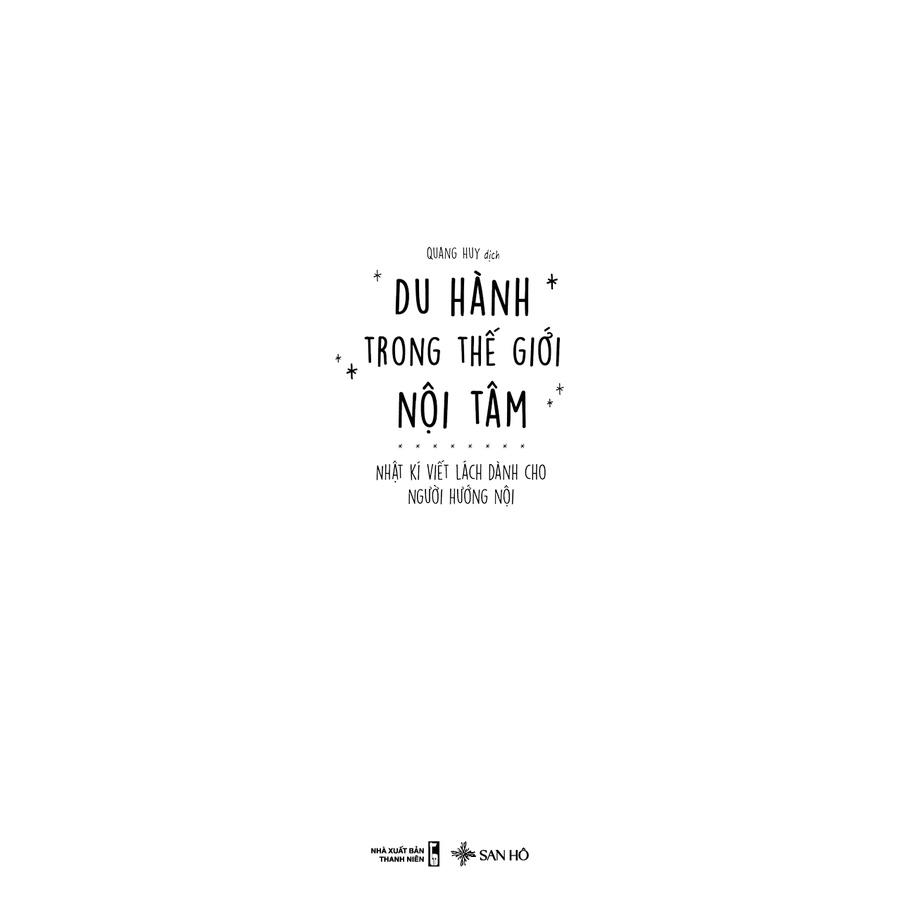 Sổ Du hành trong thế giới nội tâm – Nhật kí viết lách dành cho người hướng nội | Piccadilly | San Hô Books