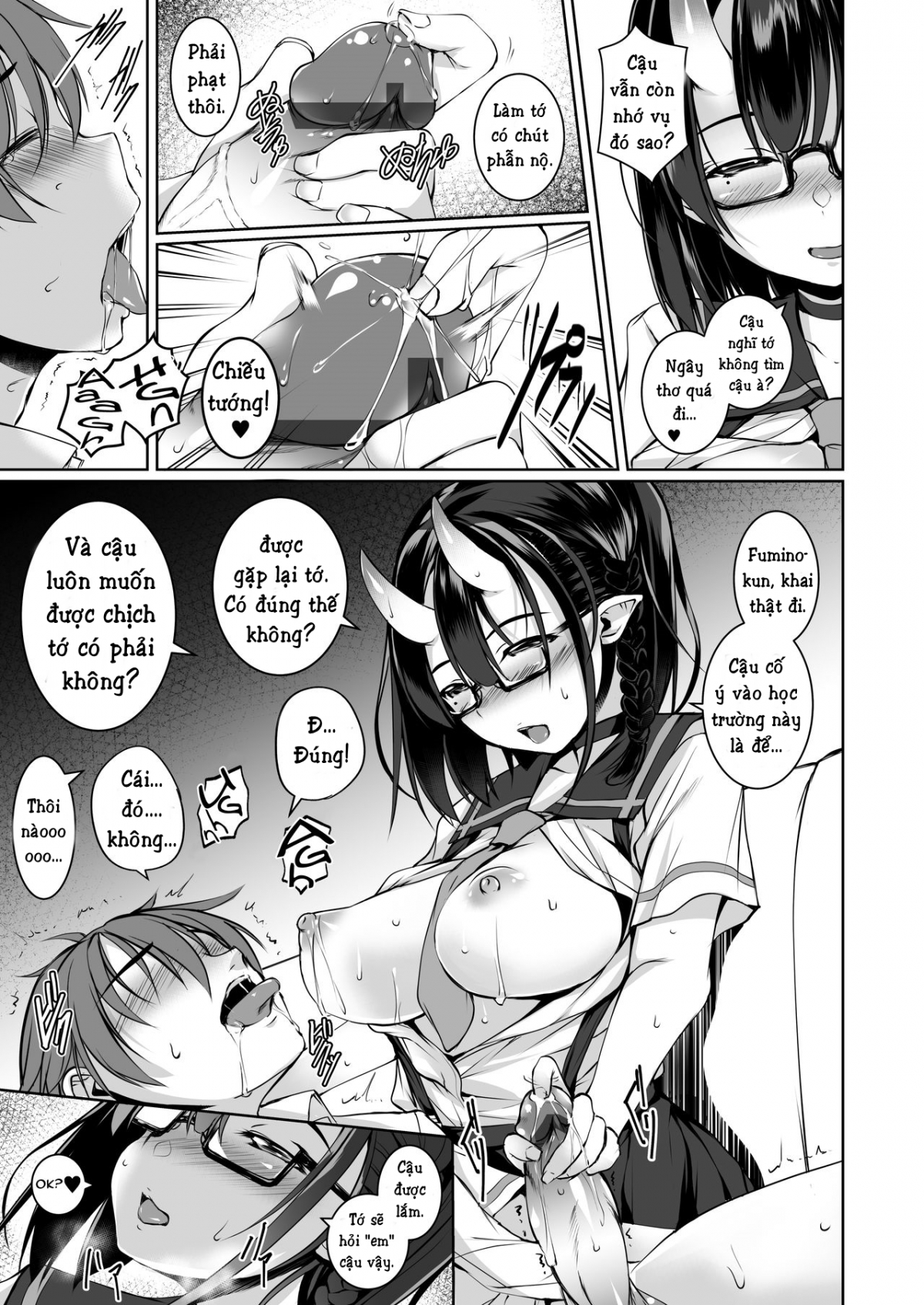 cậu có thích một cô gái dâm đãng như tớ không? chapter 1 12