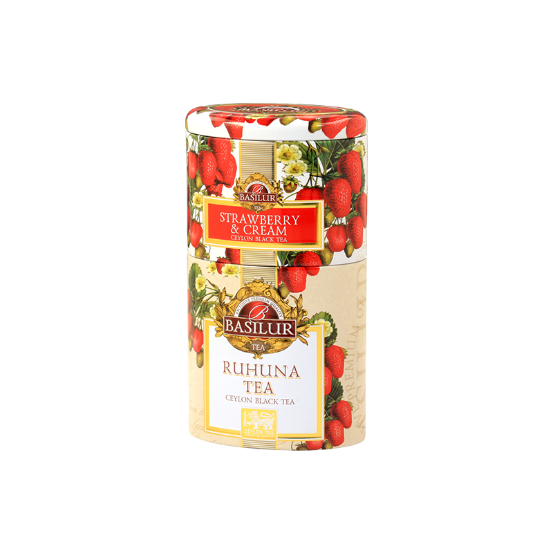 Trà đen Ceylon Basilur vị dâu kem vùng Ruhuna - 100g