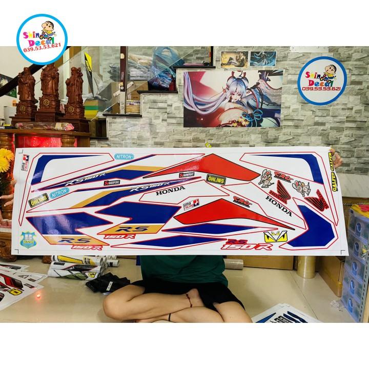 Tem rời winner RS dán xe đỏ