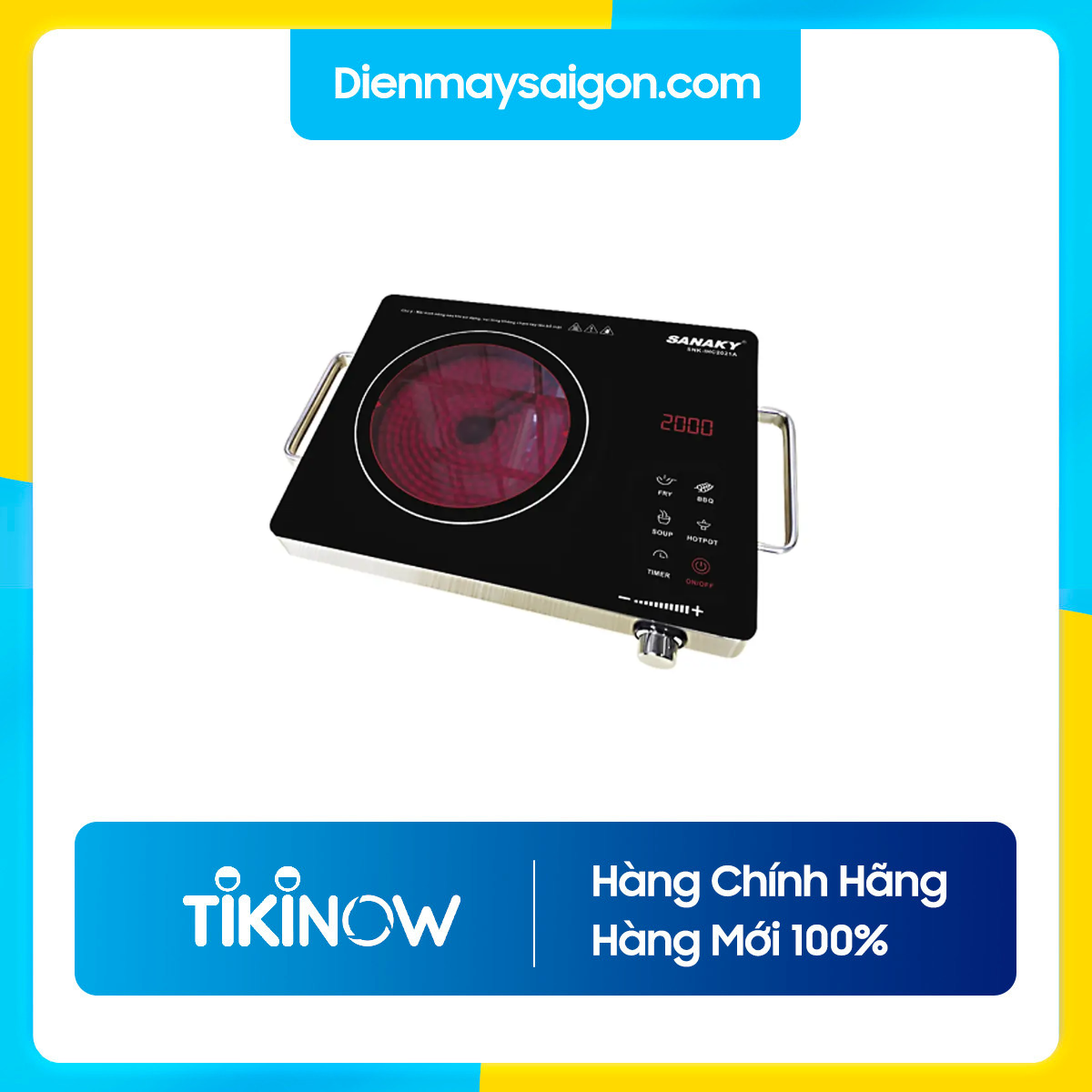 Bếp hồng ngoại đơn Sanaky SNK-IHC2021A - Hàng chính hãng - Giao toàn quốc