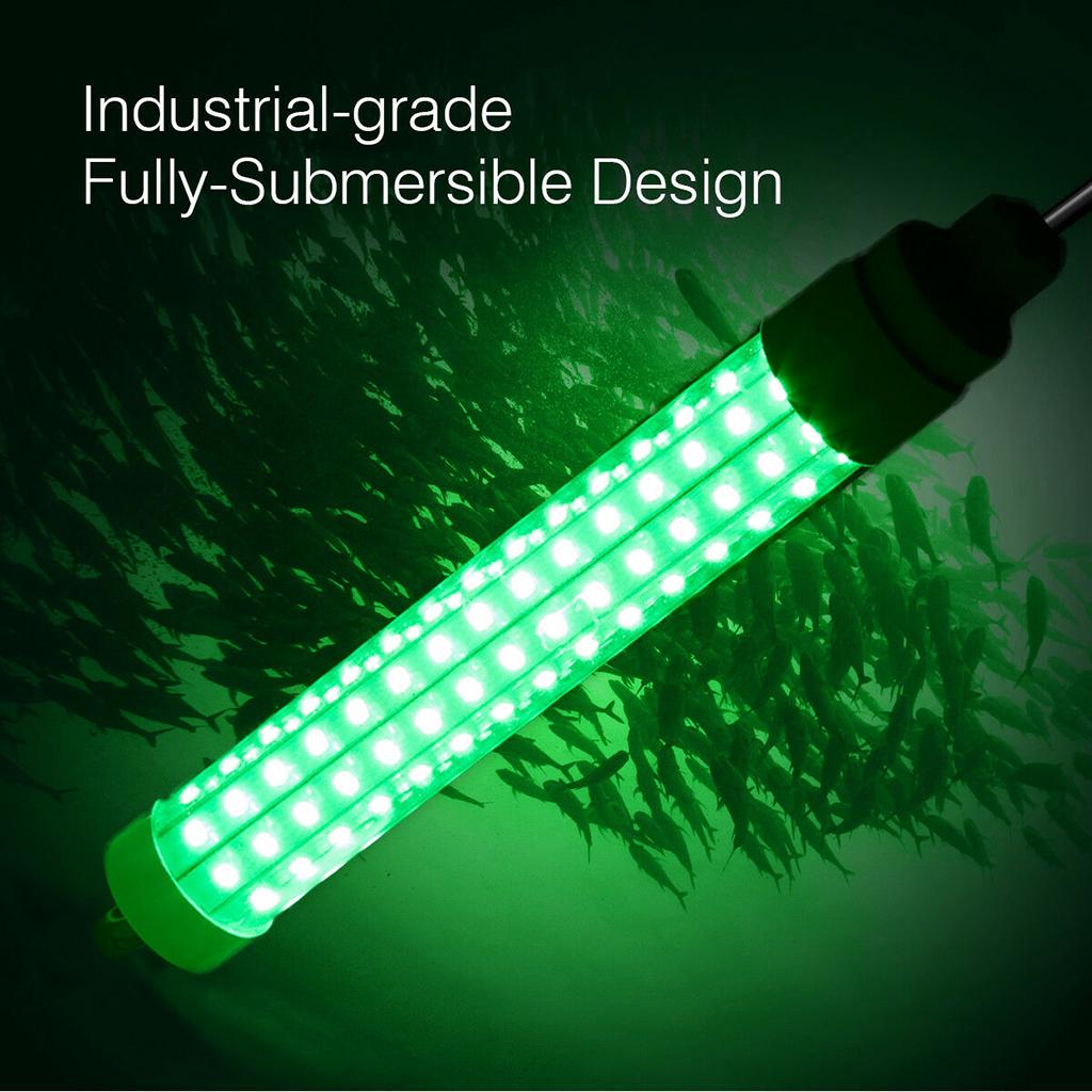 12v-24v 10W 120 LED 1000 Lumens IP68 Lure Bait Finder Night Fishing Light