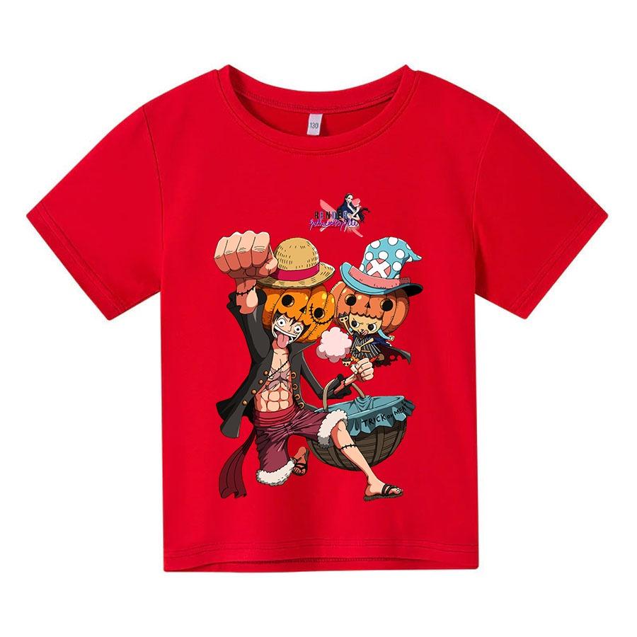 Áo thun cho bé luffy siêu đẹp , 4 màu, có size người lớn, Anam Store