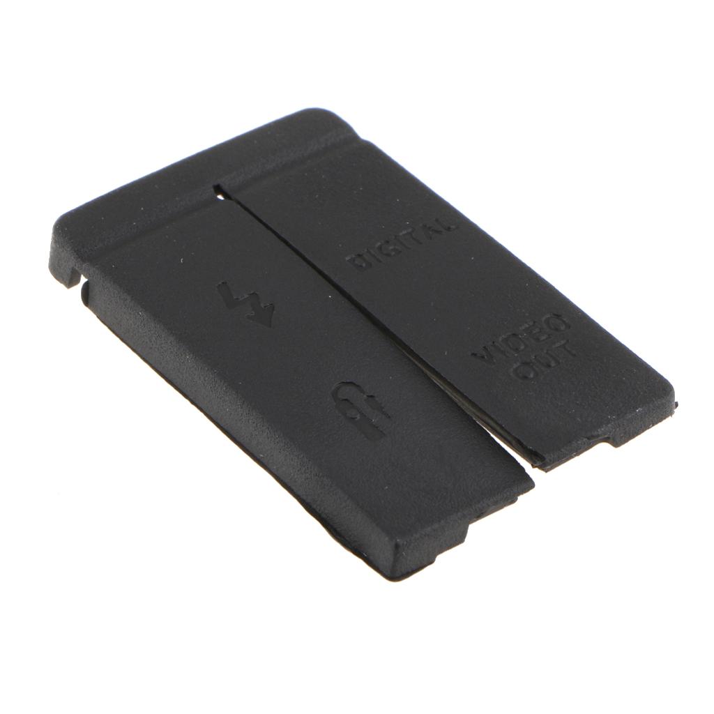 2xUSB HDMI Rubber Dust Door Cover Lid Cap Replacement For Canon EOS 5D Cameras