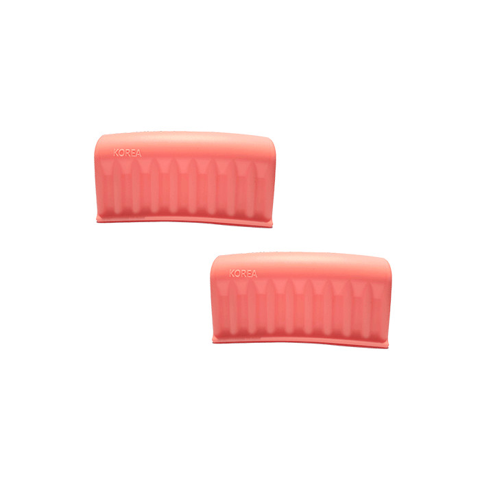 Bộ nồi chảo chống dính ceramic vân đá 3D ECORAMIC màu Hồng Peach Pink | TẶNG: 1 Bộ nhắc nồi silicon