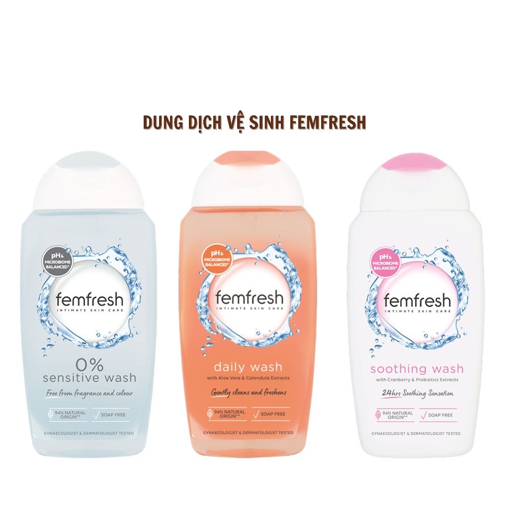 Dung dịch vệ sinh phụ nữ Femfresh 250ml