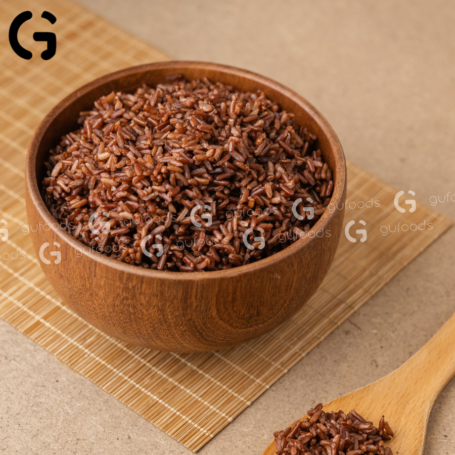 Gạo Lứt Đỏ Ăn Kiêng GUfoods 1kg - Giảm cân, Thực dưỡng, Eat clean