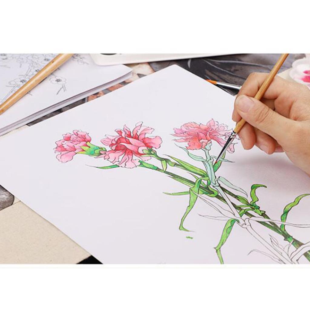 24pcs Artist Paint Brushes Set Art Painting Supplies Watercolor Oil Painting