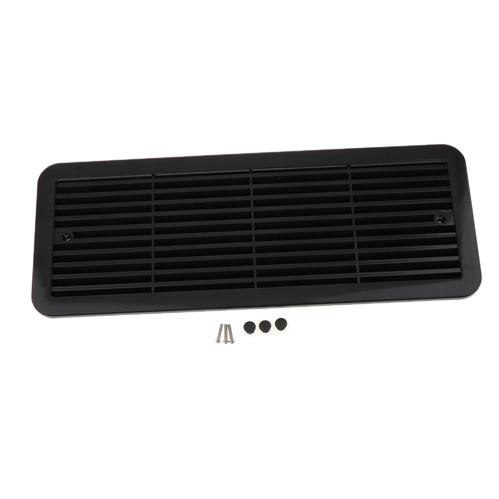 RV Camper Caravan Side Air Vent Outlet Grille Cover WITHOUT FAN - BLACK