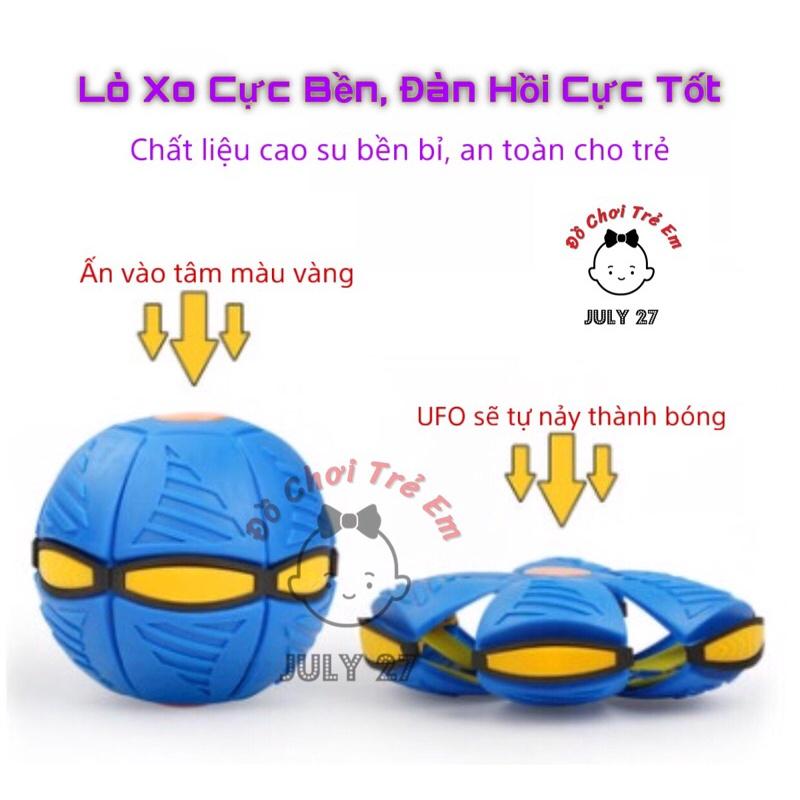 Bóng Biến Hình UFO Cao Cấp Loại Xịn ️- Quả Cầu Ma Thuật - Bóng Bẹp Bật Nhảy - Có 3 ĐÈN LED Nhấp Nháy Làm Từ Nhựa ABS