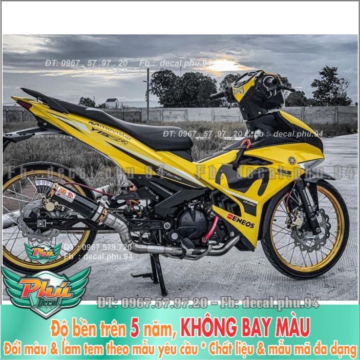 Tem rời Exciter 150 Movistar Vàng đen  -1