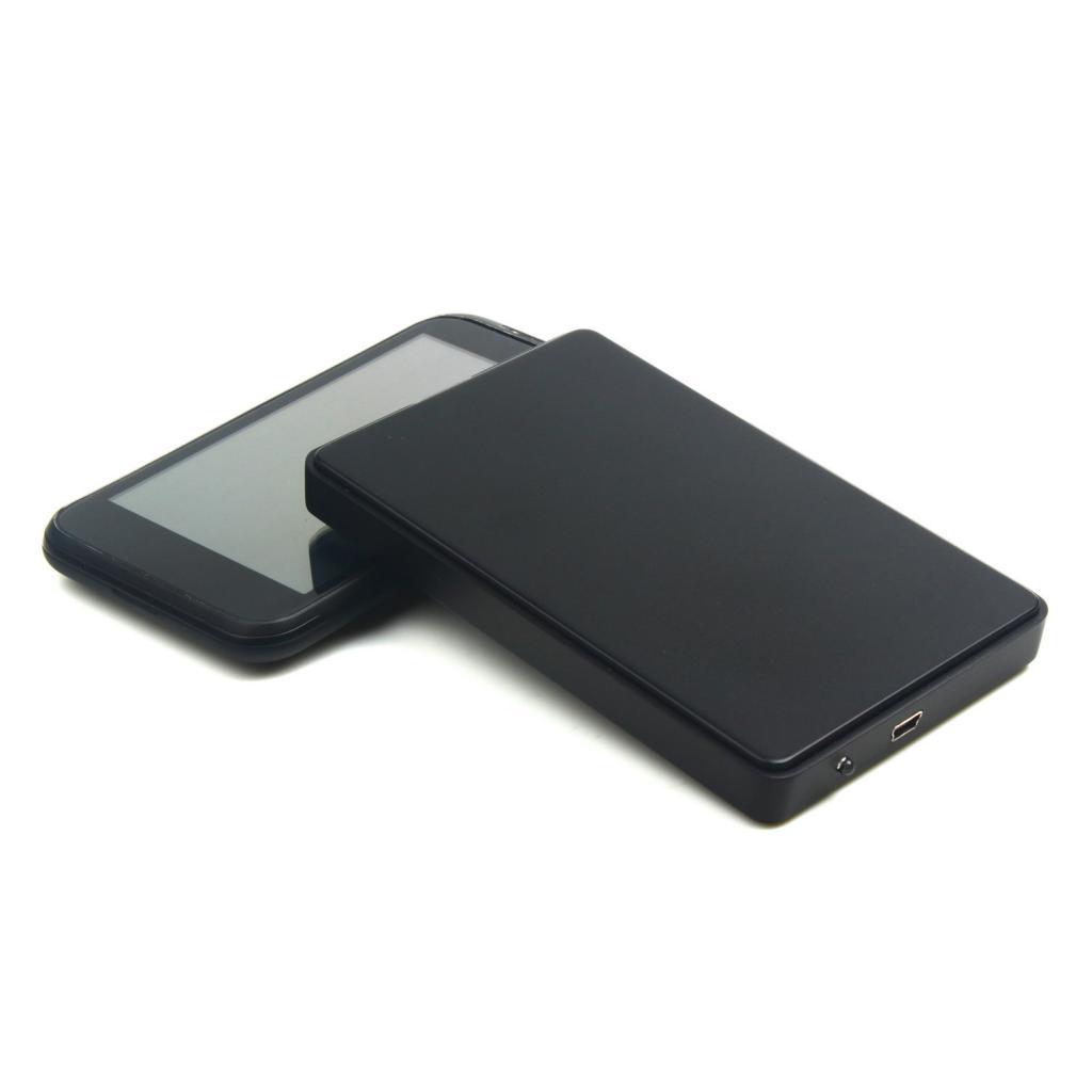 2.5'' USB2.0 SATA Hard Drive Mobile Disk External Caddy Case Enclosure Black