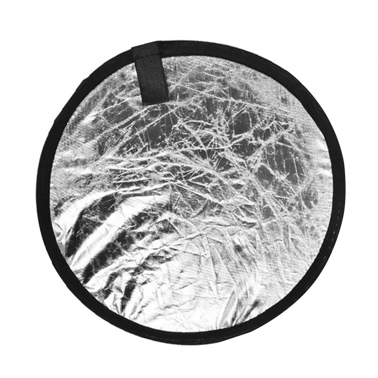 Light Reflectors Board Photography Reflector, Round High Quality 60cm Photo Reflector Light Diffuser for Outdoor, Photography