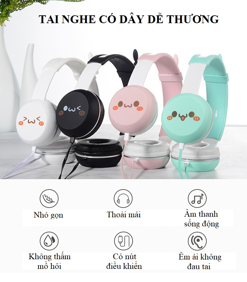 Tai Nghe Headphone Có Dây cao cấp y.8