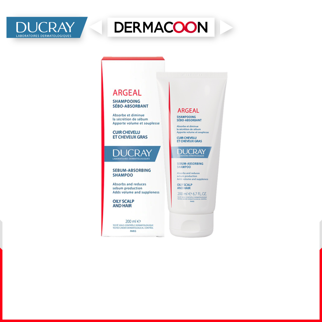 Dầu Gội Đầu Dạng Kem Kiểm Soát Nhờn Ducray Argeal Shampoo (200ml)