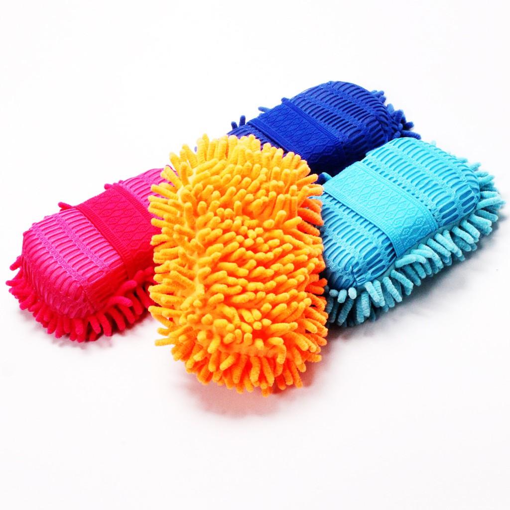 Miếng san hô rửa xe Microfiber siêu mịn tiện dụng