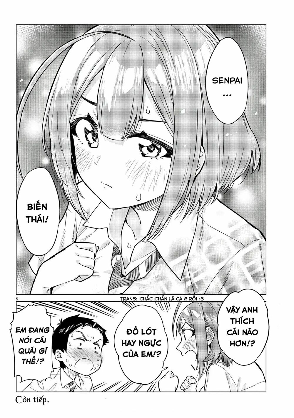 senpai có thích đàn em bb (big boobs) chapter 2 8