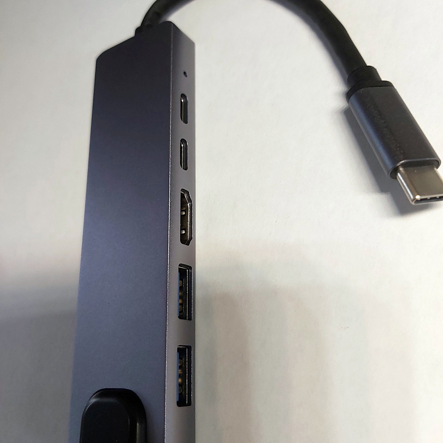 Hub chuyển đổi USB Type C tích hợp cổng mạng Lan , cổng sạc nhanh PD Type C 3.0, 2 cổng  USB 3.0 và cổng HDMI chuẩn 4K dành cho Macbook, SamSung Dex, HP, Acer, Asus