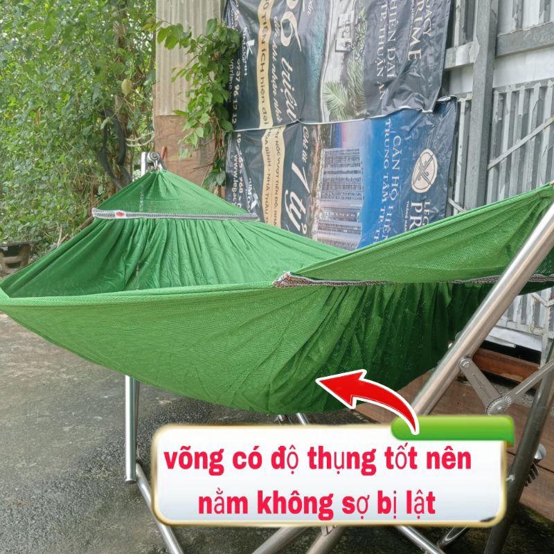 Võng Lưới Cán Thép Cỡ Đại Cao Cấp Dài 235cm Rộng 180cm Dành Cho Khung Lớn, Lưới Võng Đẹp Chất Vải Dày