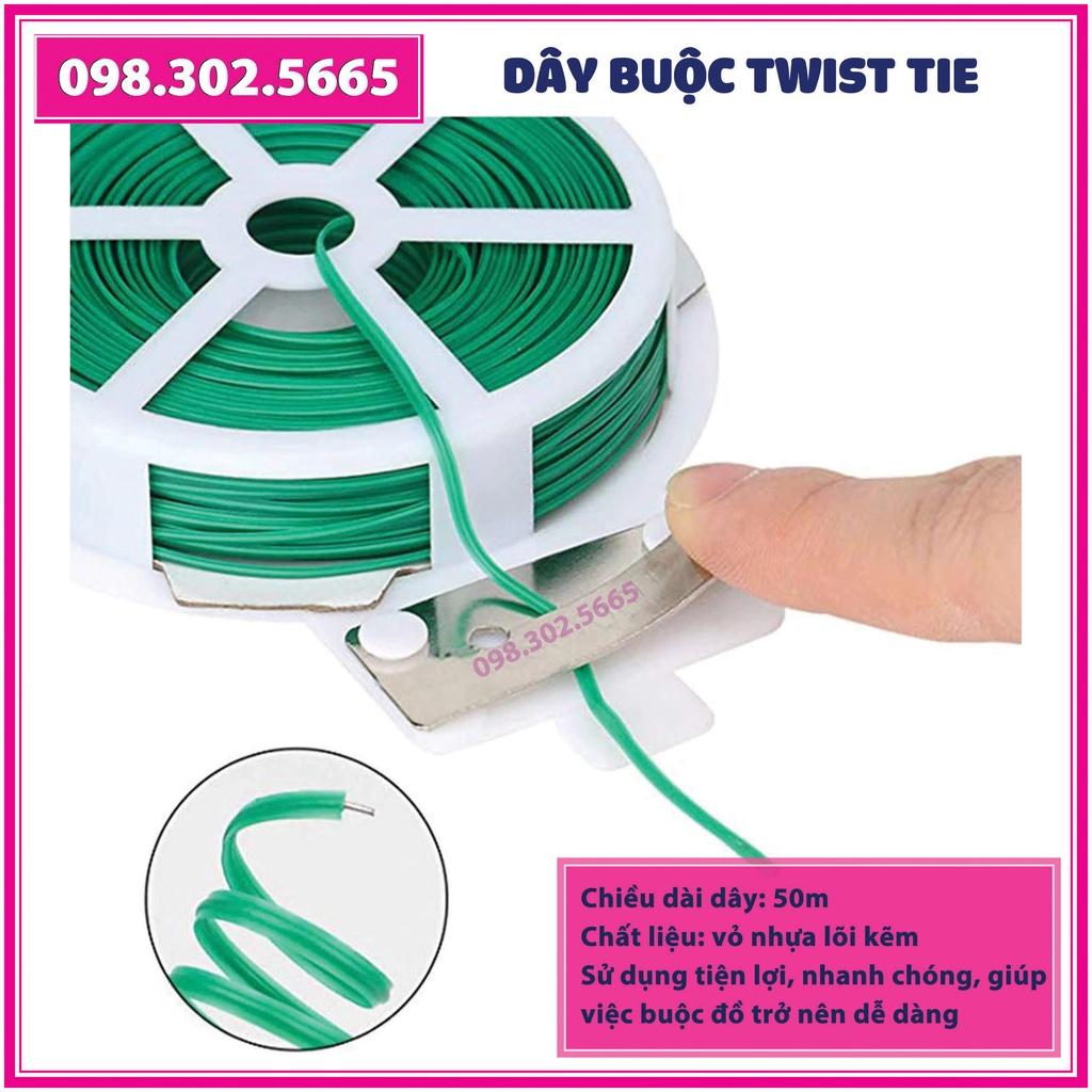 Cuộn dây buộc đồ đa năng Twist Tie GX-001, 50m