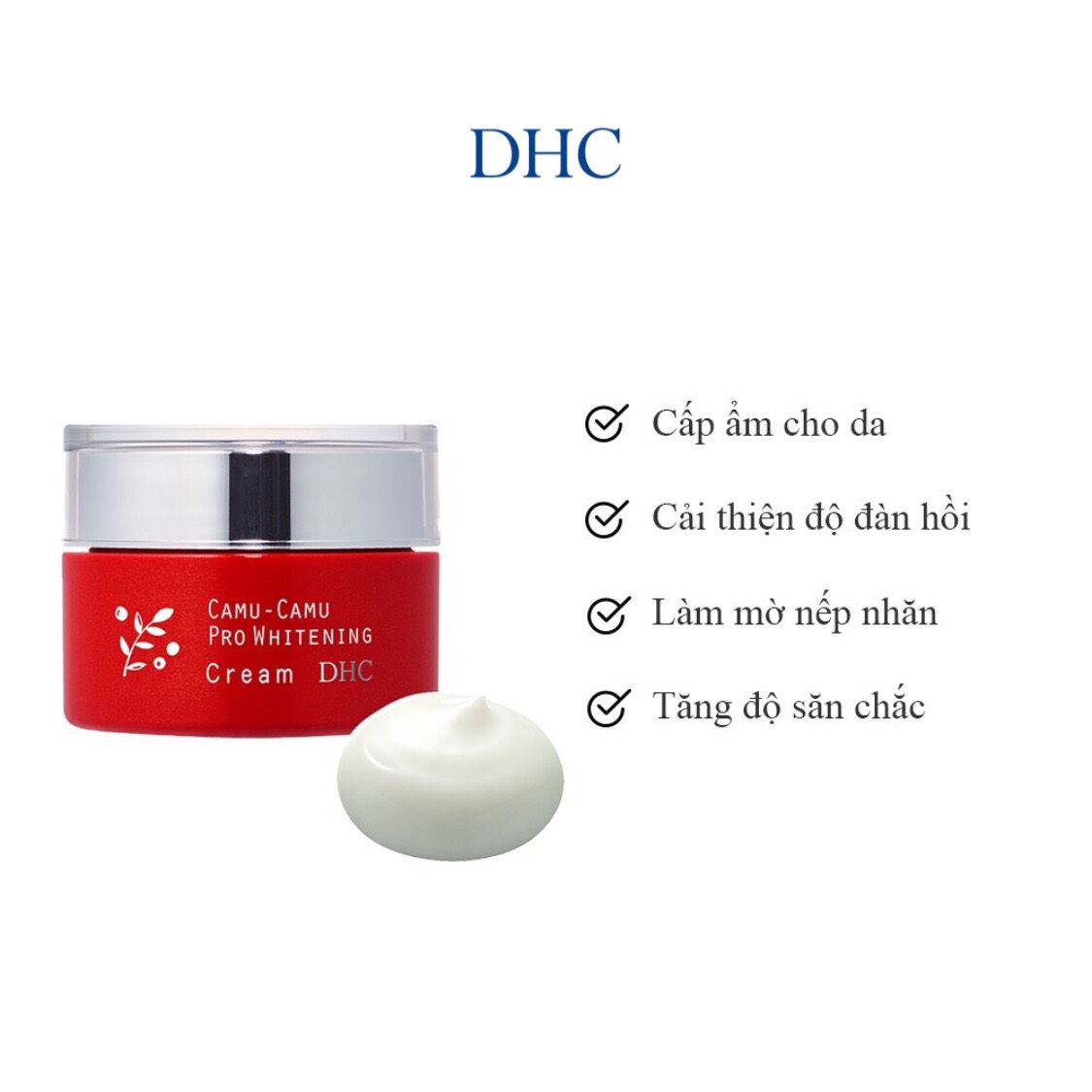 Kem Dưỡng Trắng Da DHC Camu Camu Pro Whitening Cream