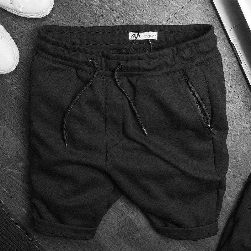 Quần đùi nam nỉ da cá Banamo Fashion quần đùi nam dây rút chất thoáng mát thời trang Banamo Fashion 691