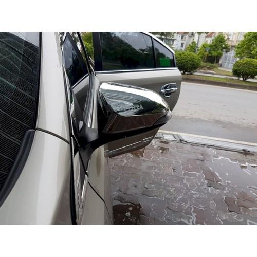 ỐP GƯƠNG CHIẾU HẬU MẠ CROM cao cấp dành cho xe TOYOTA VIOS 2014-2020: