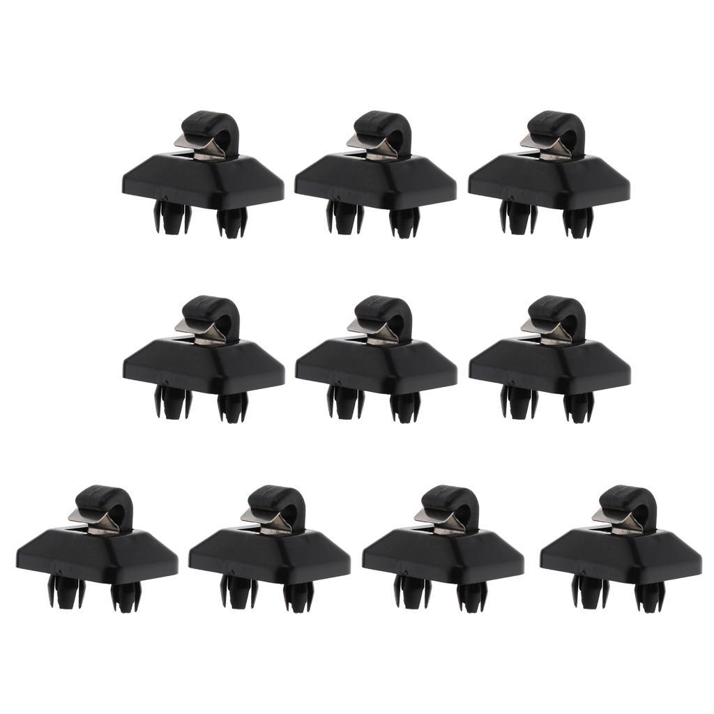 10 Pieces Car Sun Visor Clip Rivet Retainer Fastener for  A4 B6 B7