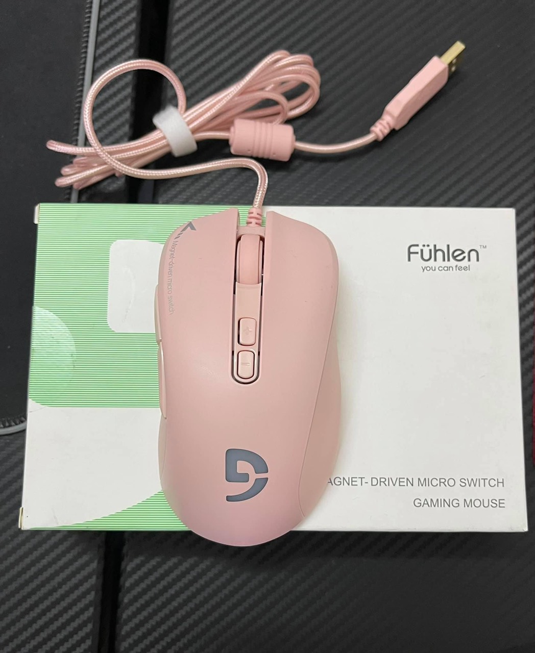 Chuột Gaming Fuhlen G90 Màu Hồng - Hàng Chính Hãng