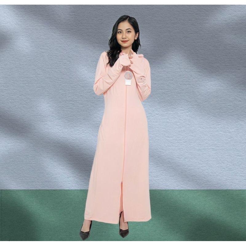 Áo chống nắng 2 lớp toàn thân vải thun hạt xoàn