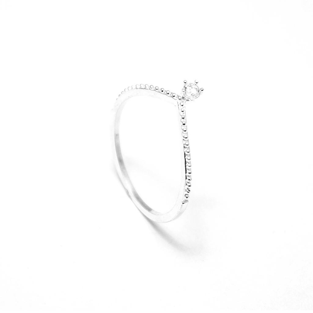 Nhẫn bạc nữ ATJ9039 , nhẫn nữ thiết kế nguyệt quế nhỏ ANTA Jewelry