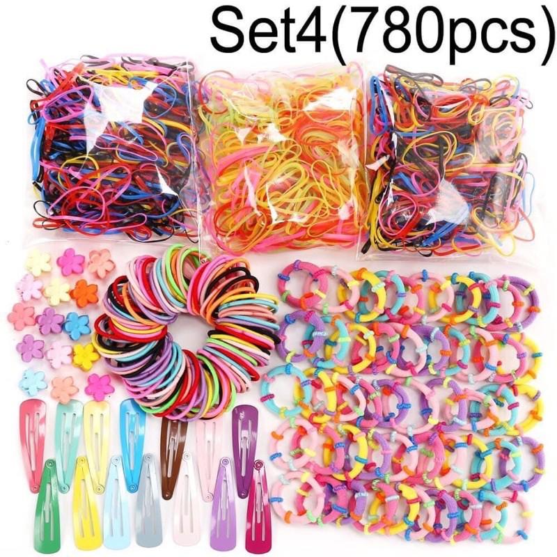M259 SET 780 CHI TIẾT CỘT KẸP TÓC CHO BÉ